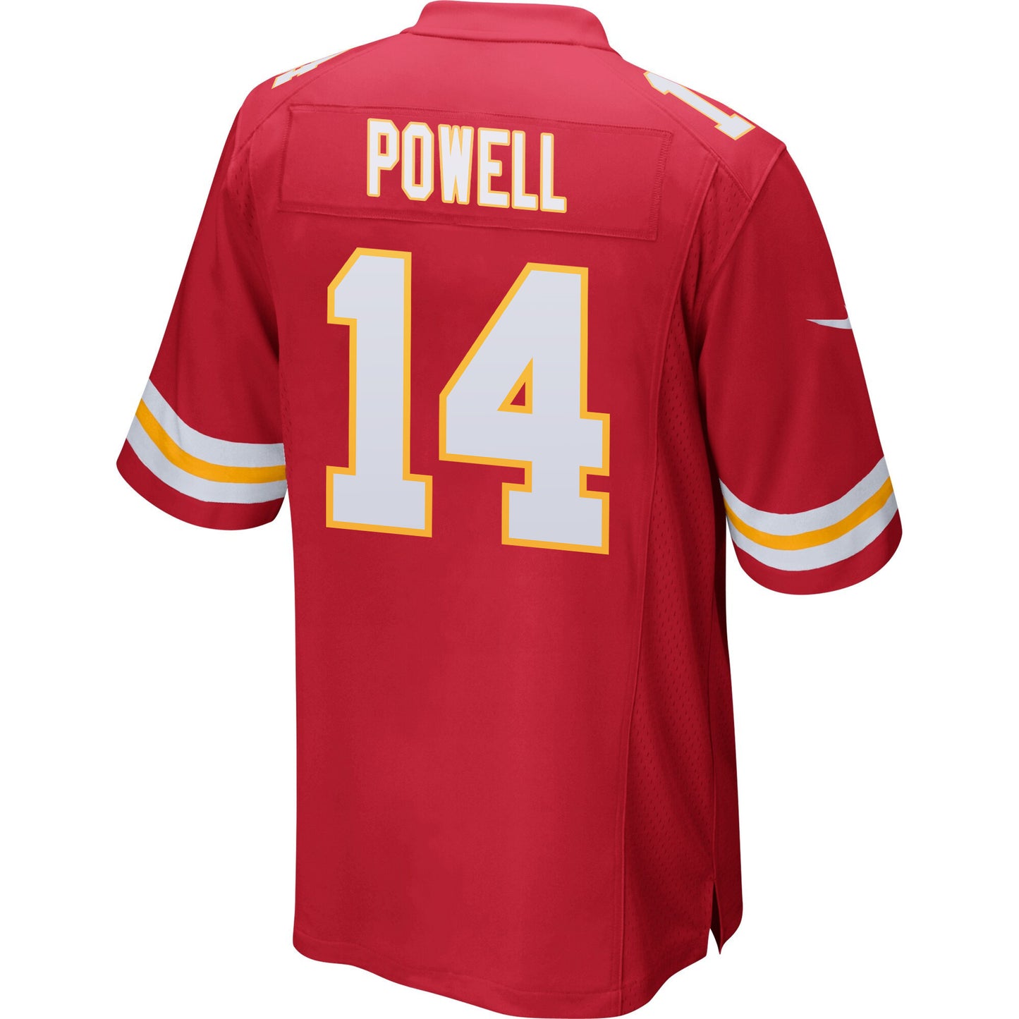 Cornell Powell 14 Kansas City Chiefs AFC Champions Patch Game Men Jersey - Red