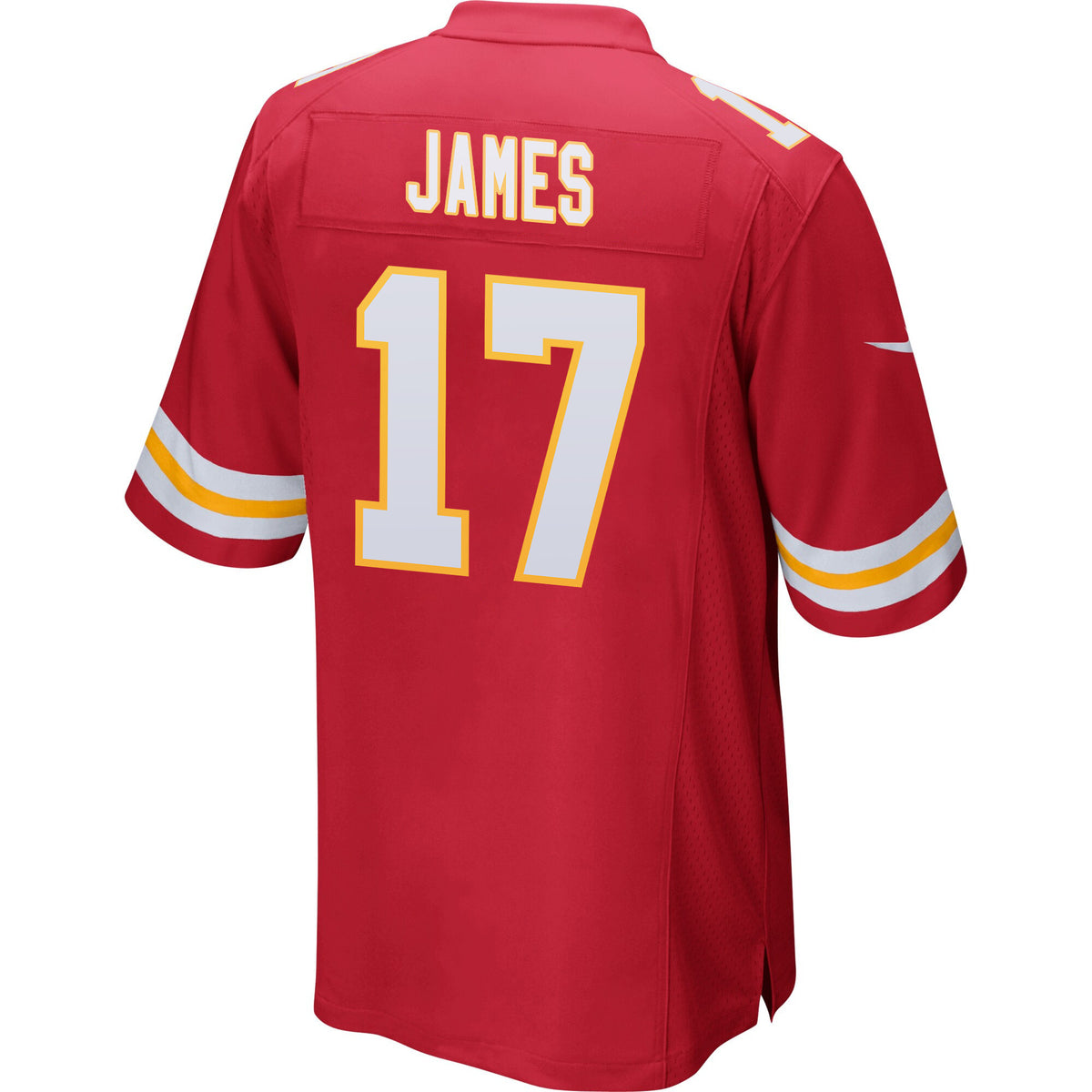 Richie James 17 Kansas City Chiefs AFC Champions Patch Game Men Jersey - Red