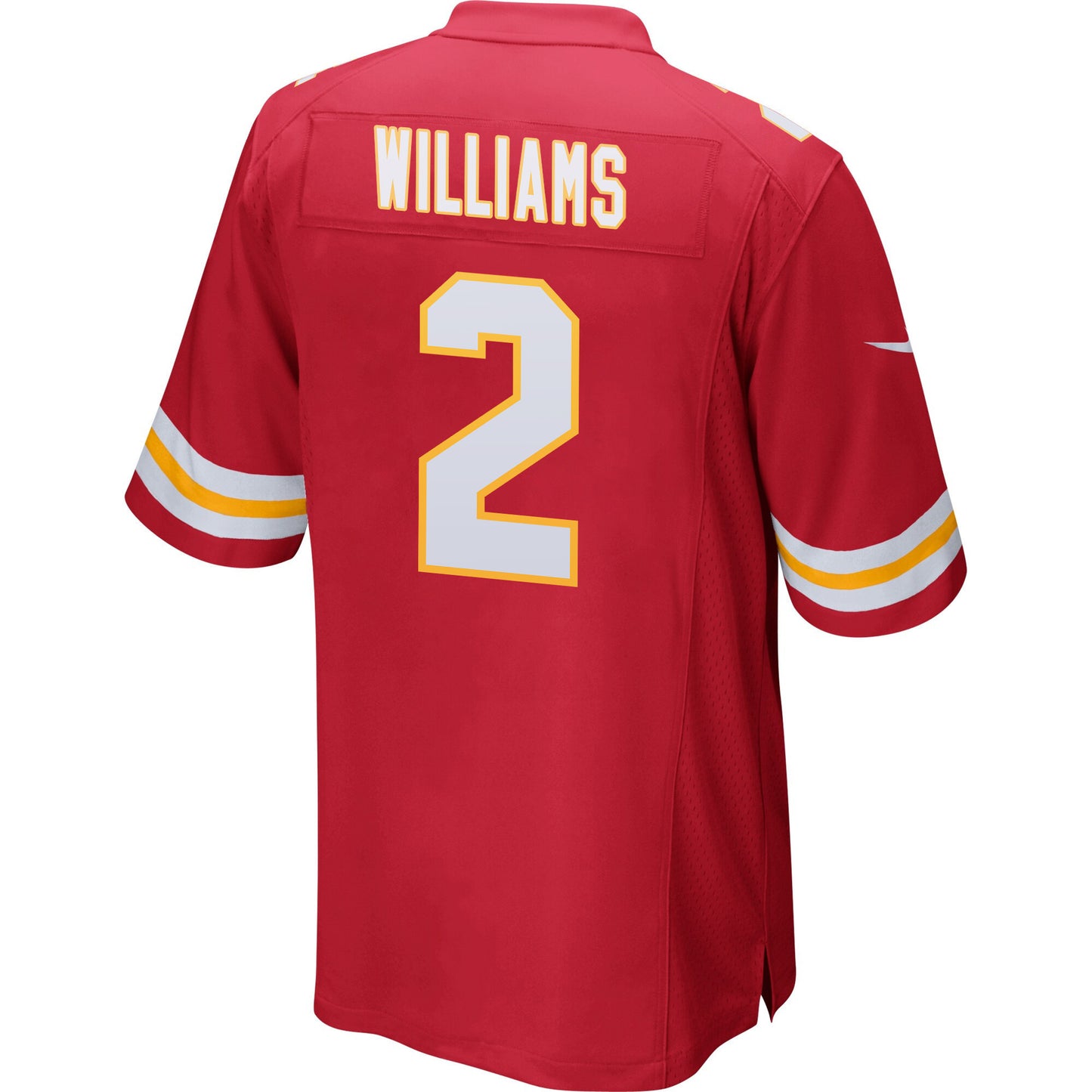 Joshua Williams 2 Kansas City Chiefs AFC Champions Patch Game Men Jersey - Red