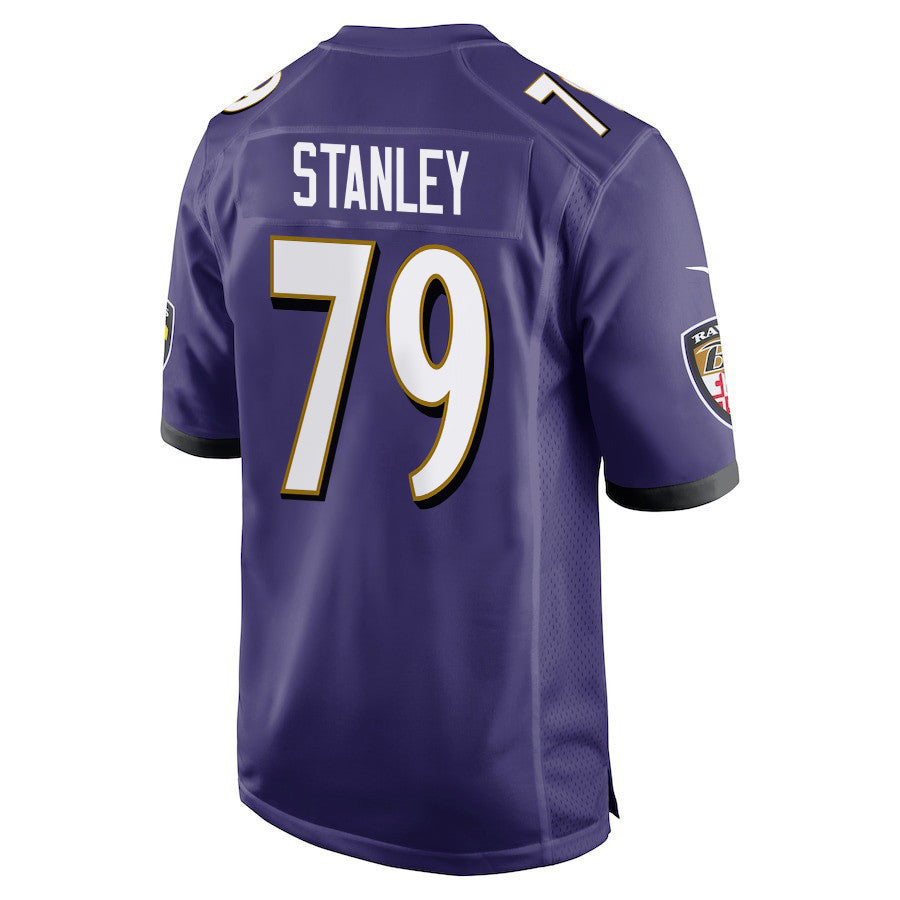 Ronnie Stanley 79 Baltimore Ravens Game Jersey - Purple, Men Jersey