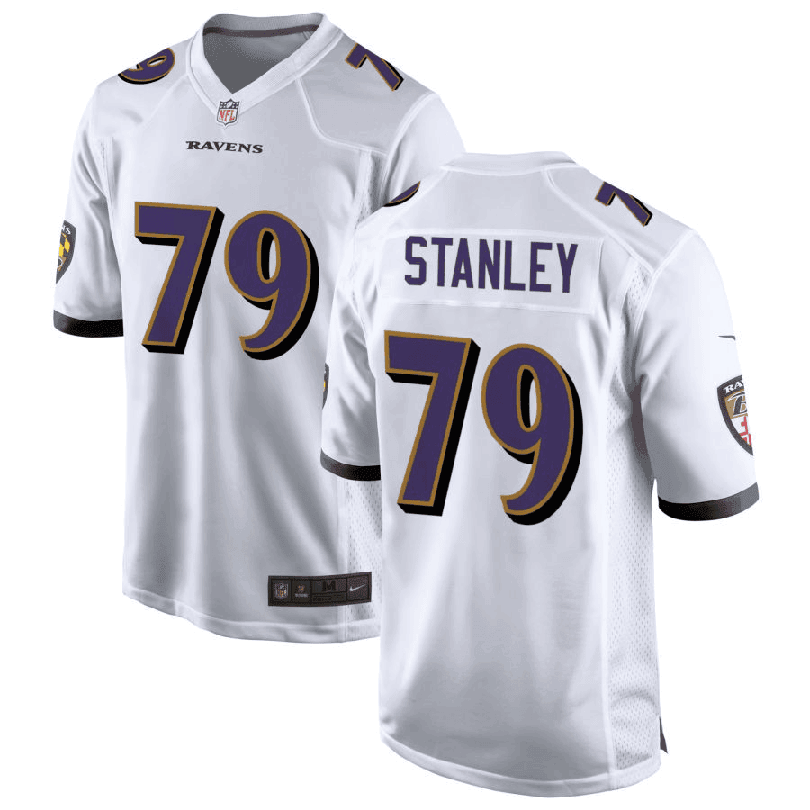 Ronnie Stanley 79 Baltimore Ravens Game Jersey - White, Men Jersey
