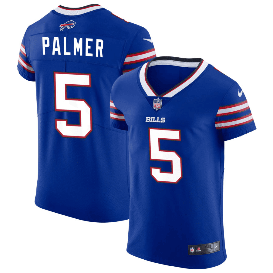 Josh Palmer 5 Buffalo Bills Vapor Elite Jersey - Royal, Men Jersey