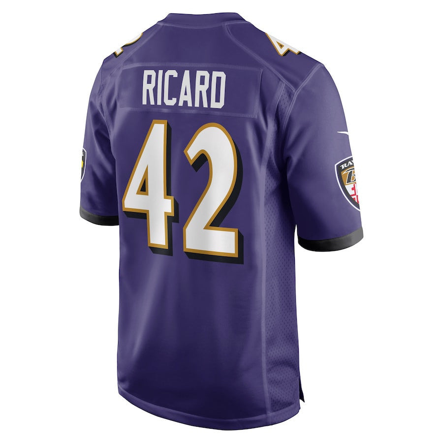 Patrick Ricard 42 Baltimore Ravens Game Jersey - Purple, Men Jersey