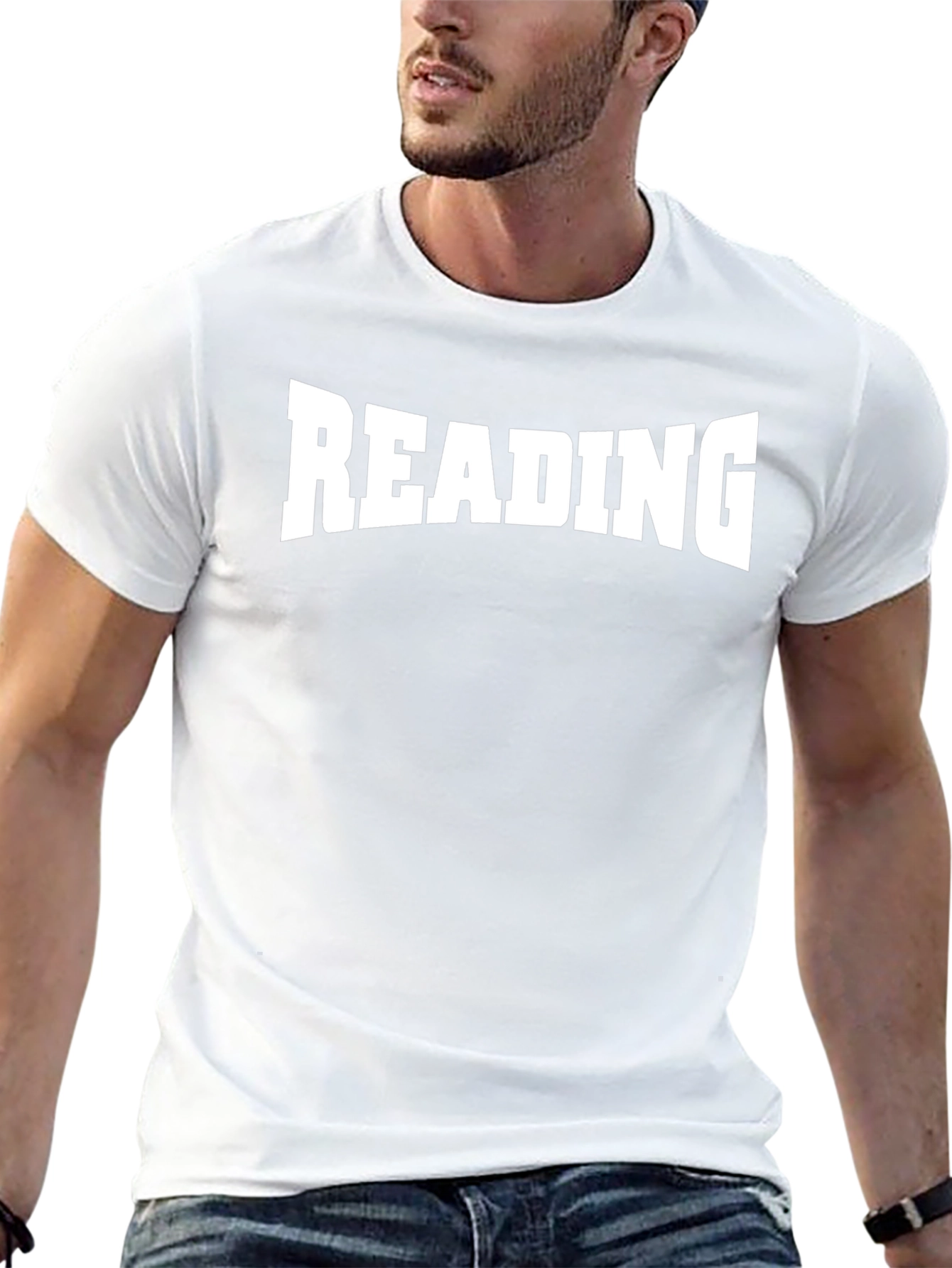 Reading T-Shirt Novelty Text Tee