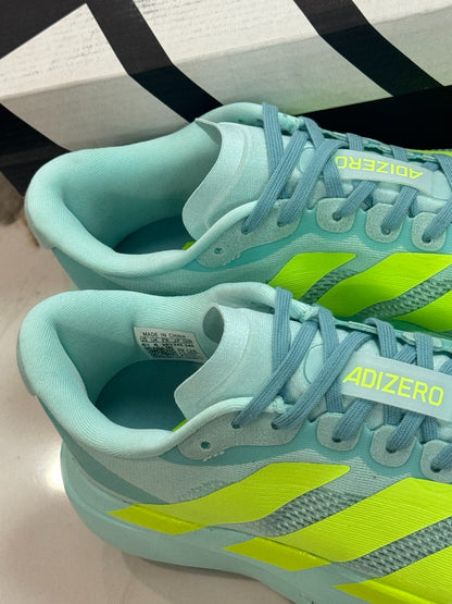 Adidas Adizero Evo SL Running Shoes (Aqua/Lime)