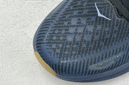 HOKA Clifton 9 Navy Gum Running Sneakers