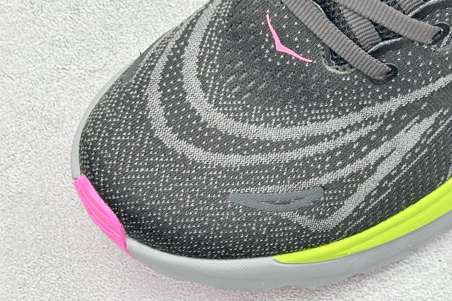HOKA Arahi 8 Black Neon Yellow Pink Women Stability Running Shoes