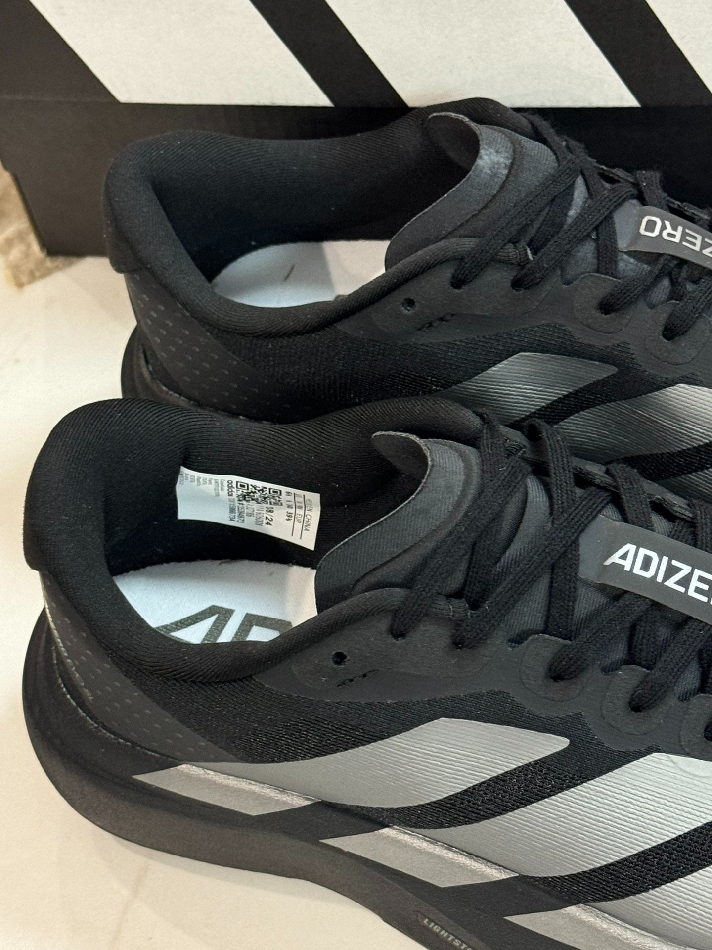 adidas Adizero Evo SL "Triple Black / Silver"