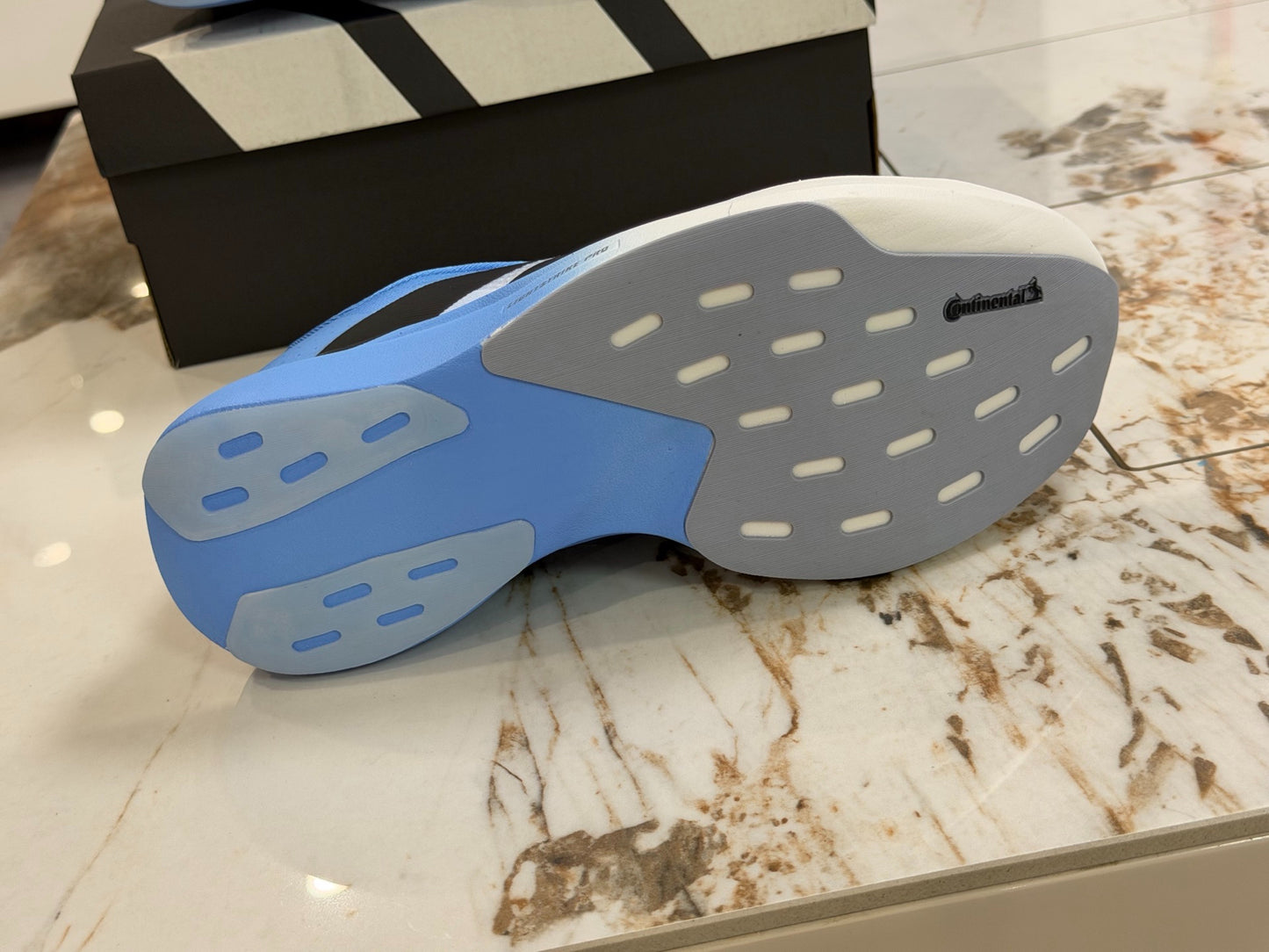 adidas Adizero Evo SL Woven "Cloud White / Blue Fusion"
