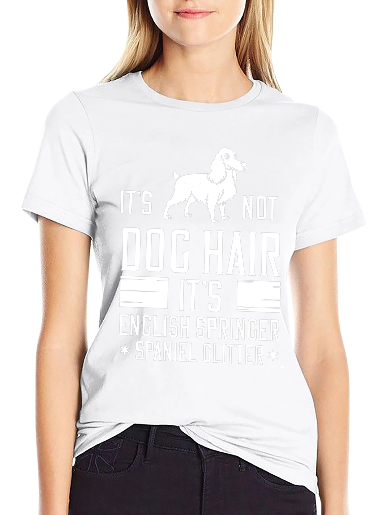 Dog Hair English Springer Spaniel T-Shirt