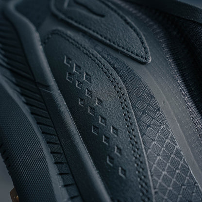 HOKA "Triple Black" Zip-Up Low-Top Trail & Lifestyle Sneakers