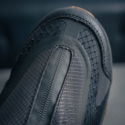 HOKA "Triple Black" Zip-Up Low-Top Trail & Lifestyle Sneakers