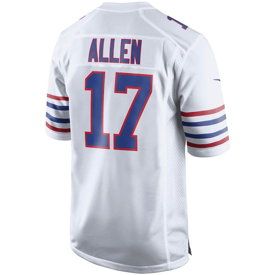 Josh Allen Buffalo Bills Youth Game Jersey - White