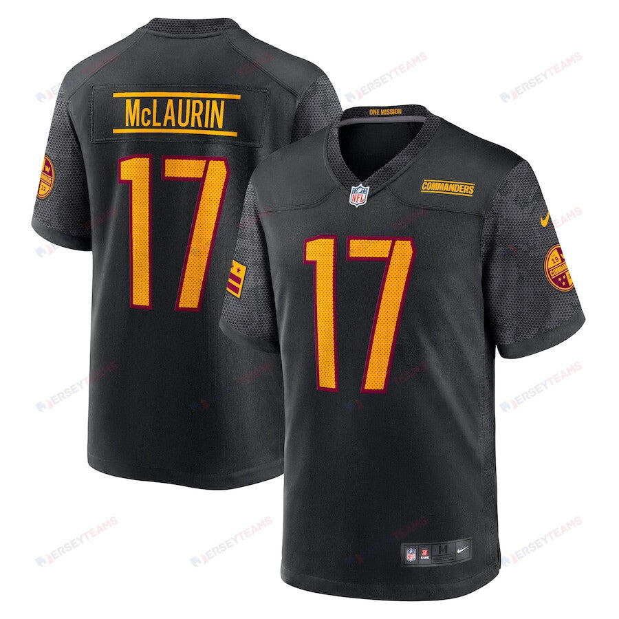 Terry McLaurin 17 Washington Commanders Alternate Jersey - Black