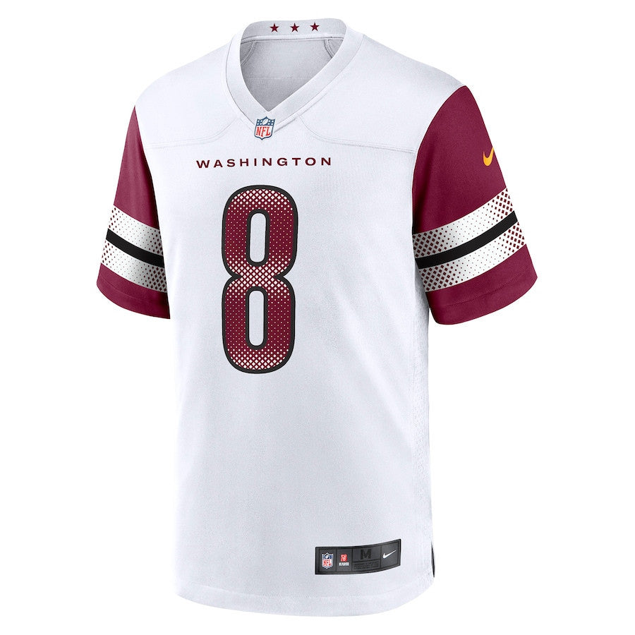 Brian Robinson Jr. 8 Washington Commanders Away Jersey - White