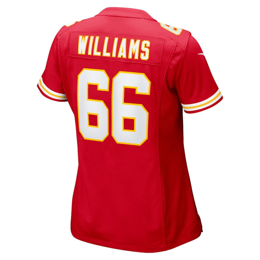 Brandon Williams 66 Kansas City Chiefs Women's Home Game Player Jersey - Red