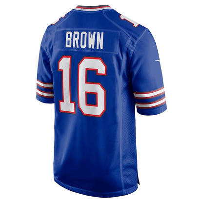 John Brown 16 Buffalo Bills Home Game Player Jersey - Royal