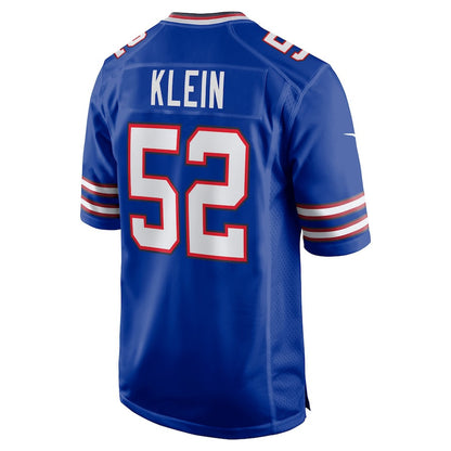 A.J. Klein 52 Buffalo Bills Home Game Player Jersey - Royal