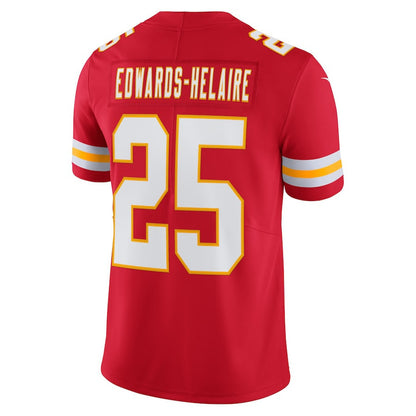 Clyde Edwards-Helaire 25 Kansas City Chiefs Vapor Limited Jersey - Red
