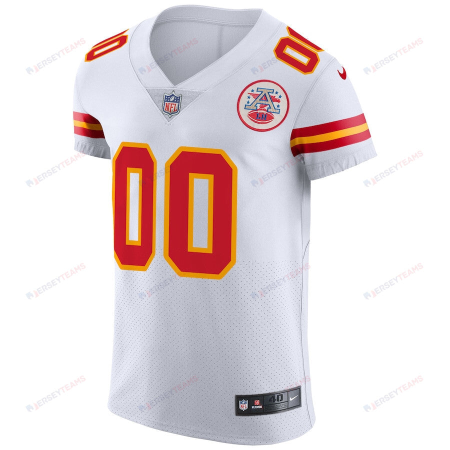 Kansas City Chiefs Vapor Untouchable Elite Custom 00 Jersey - White