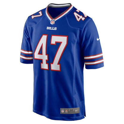 Christian Benford 47 Buffalo Bills Game Jersey - Royal