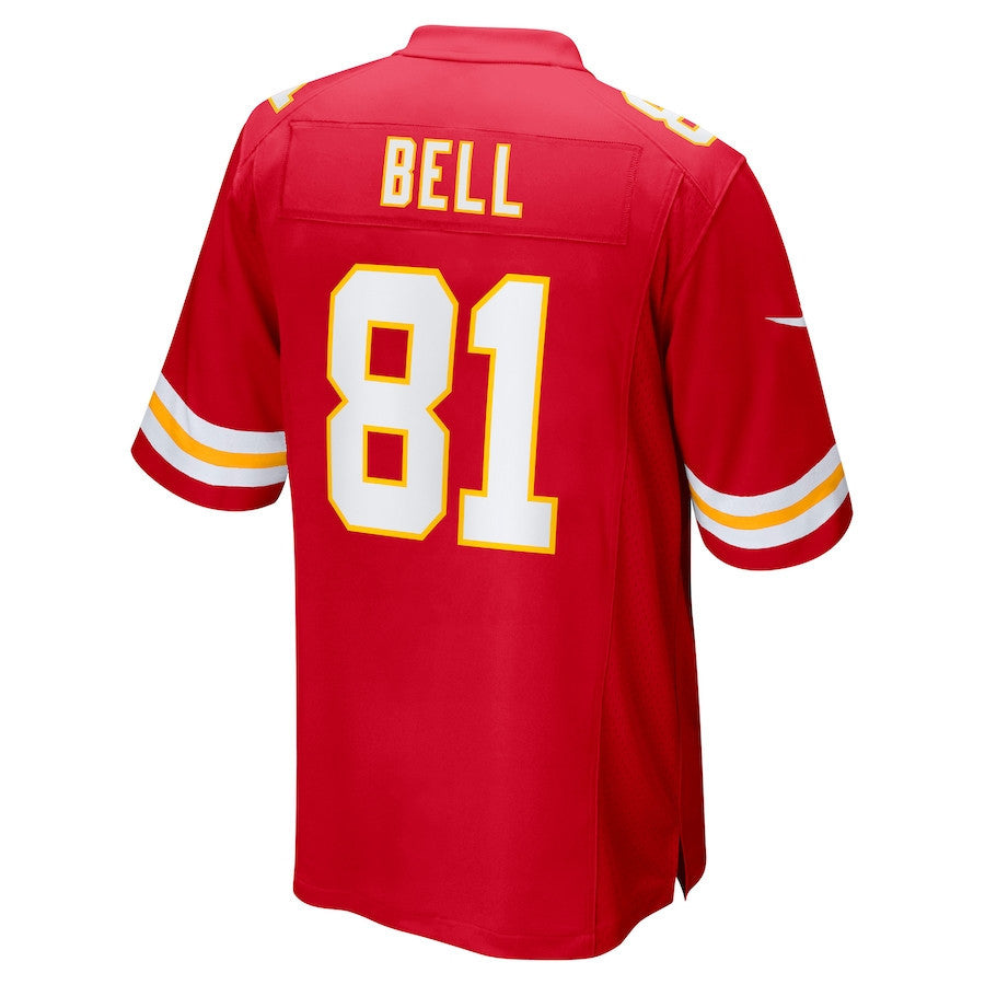 Blake Bell 81 Kansas City Chiefs Game Player Jersey - Red