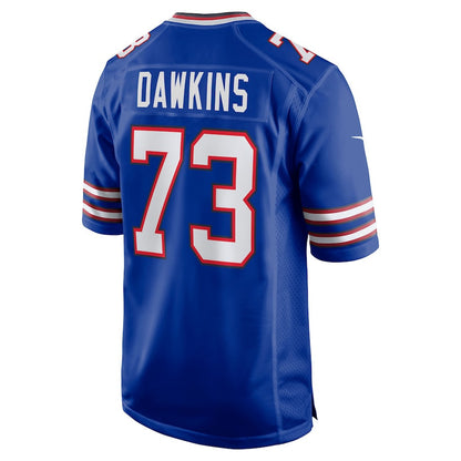 Dion Dawkins 73 Buffalo Bills Game Player Jersey - Royal