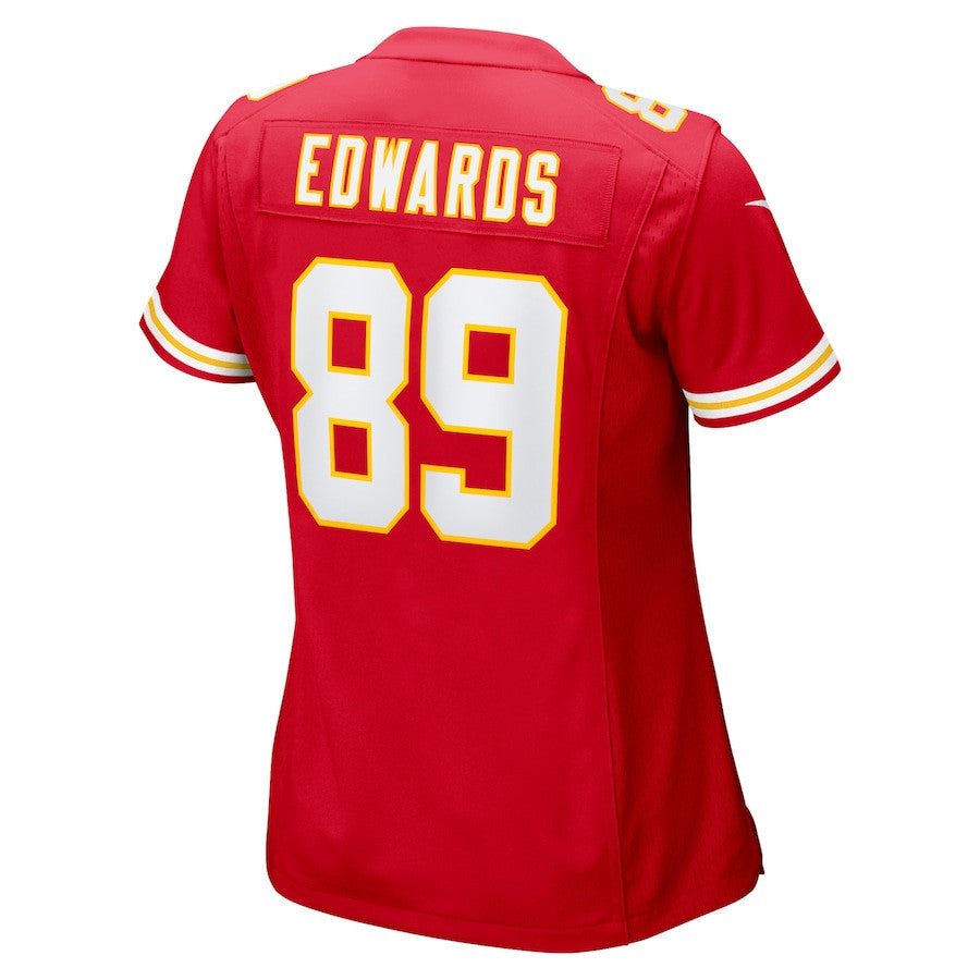 Bryan Edwards 89 Kansas City Chiefs Women's Home Game Player Jersey - Red