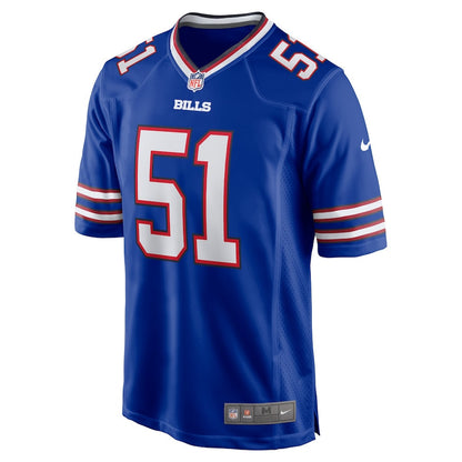 Eli Ankou 51 Buffalo Bills Home Game Player Jersey - Royal