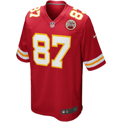 Travis Kelce 87 Kansas City Chiefs Team Game Jersey - Red