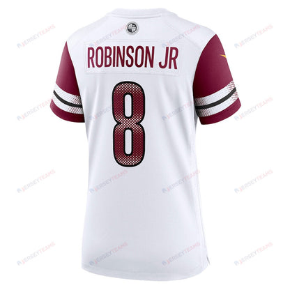 Brian Robinson Jr. 8 Washington Commanders Women's Away Game Player Jersey - White