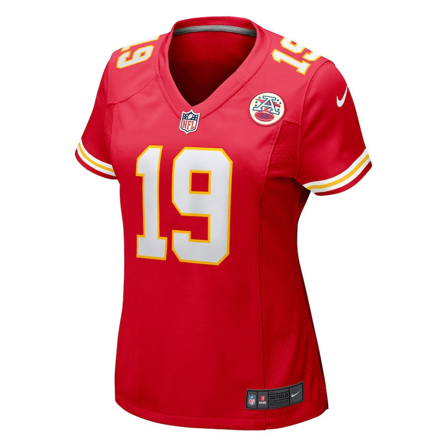 Kadarius Toney 19 Kansas City Chiefs Women's Game Player Jersey - Red