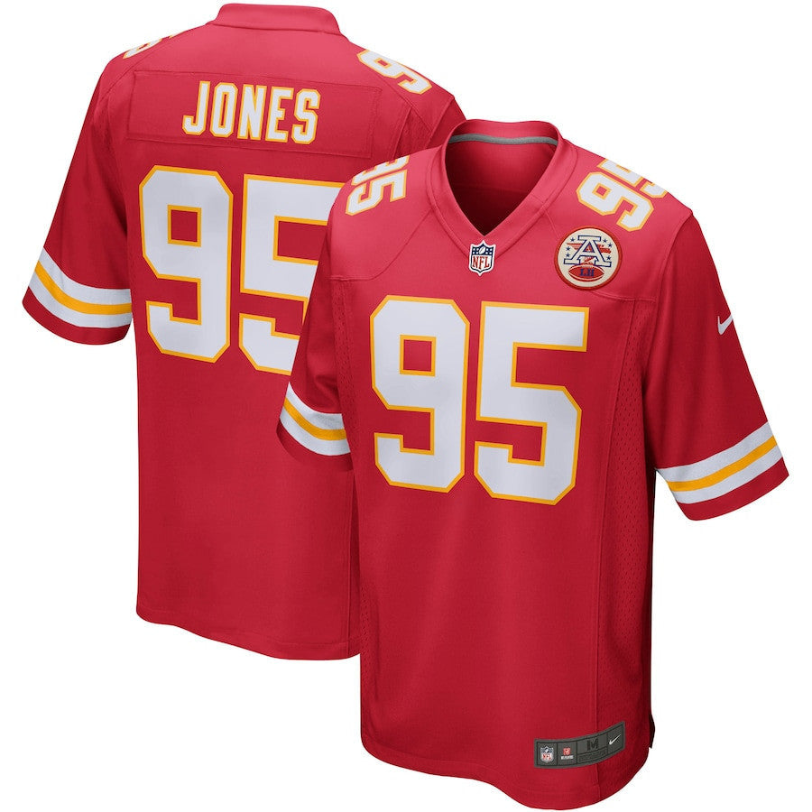 Chris Jones 95 Kansas City Chiefs Player Game Jersey - Red