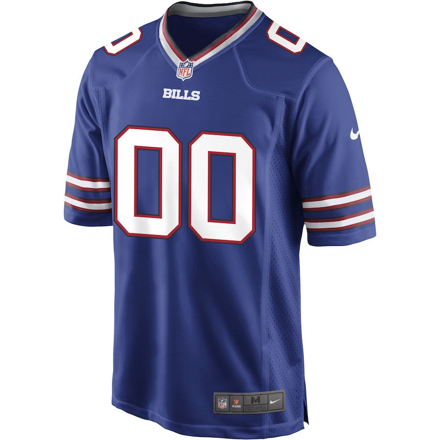 Buffalo Bills 00 Custom Game Jersey - Royal