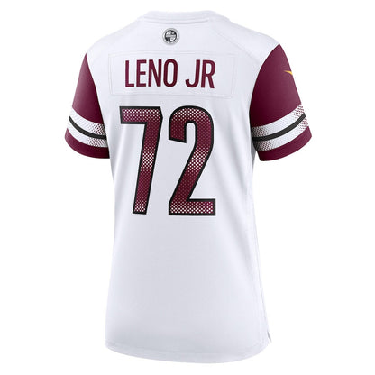 Charles Leno Jr. 72 Washington Commanders Women's Away Game Player Jersey - White