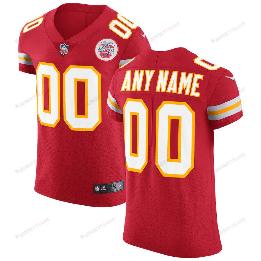 Kansas City Chiefs Vapor Untouchable Custom 00 Elite Jersey - Red