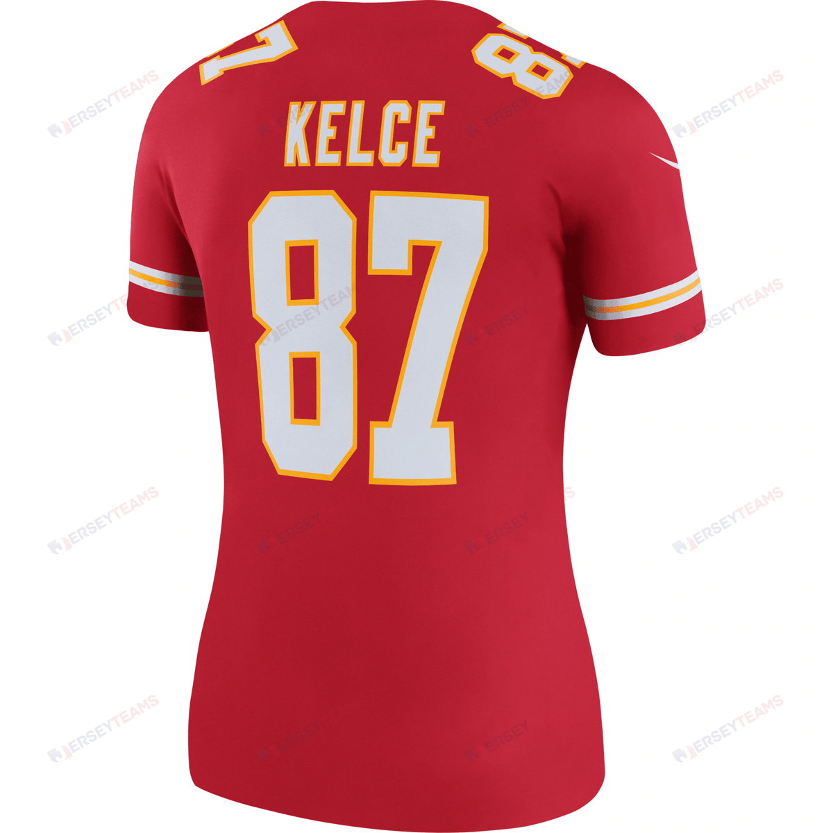 Travis Kelce 87 Kansas City Chiefs Women's Legend Jersey – Red