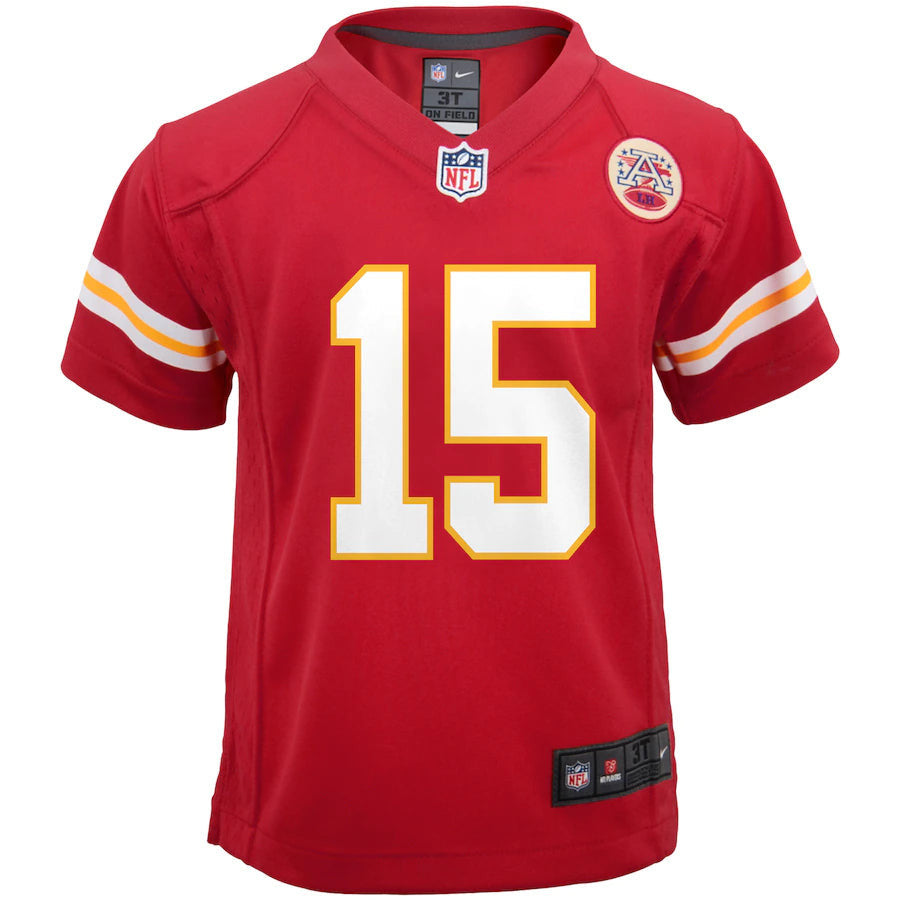 Patrick Mahomes 15 Kansas City Chiefs Game Jersey - Red