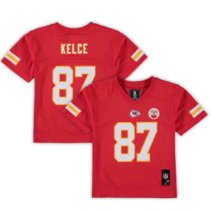 Travis Kelce 87 Kansas City Chiefs Youth Player Jersey - Red