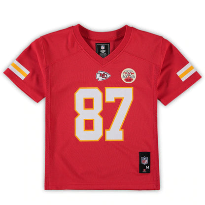 Travis Kelce 87 Kansas City Chiefs Youth Player Jersey - Red