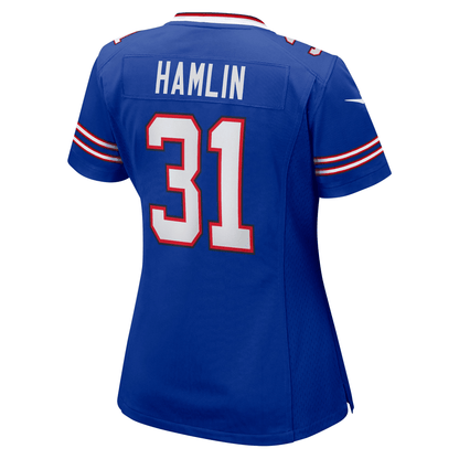 Damar Hamlin Buffalo Bills Women's Game Player Jersey - Royal Jersey