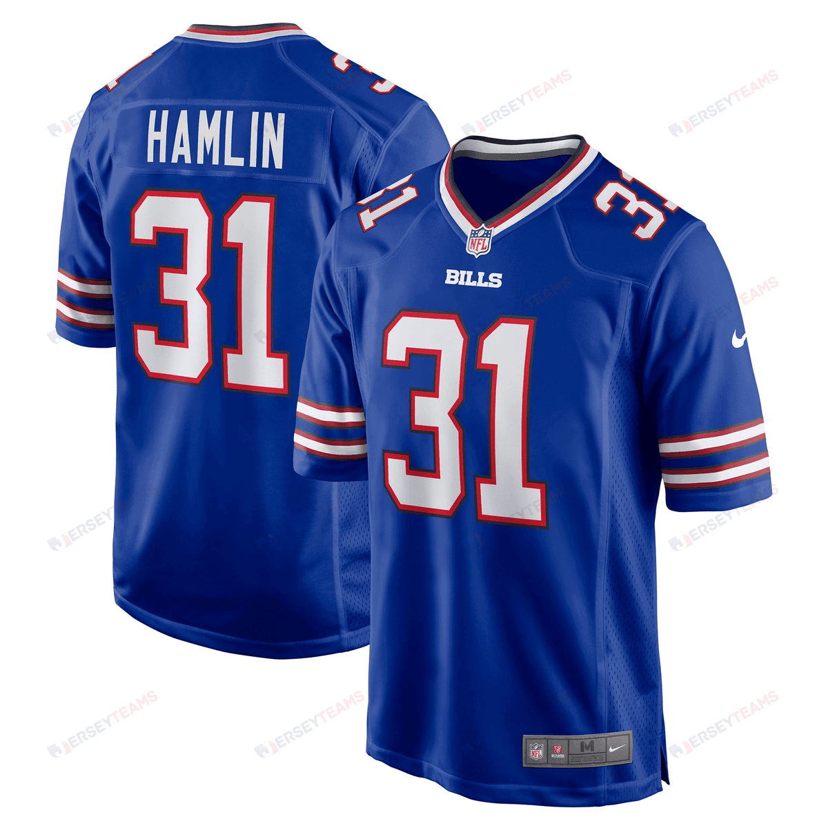 Damar Hamlin Buffalo Bills Game Player Jersey - Royal Jersey