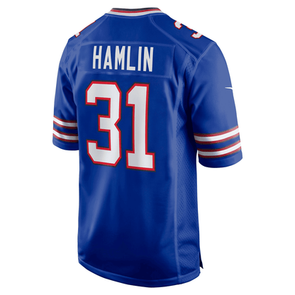 Damar Hamlin Buffalo Bills Game Player Jersey - Royal Jersey