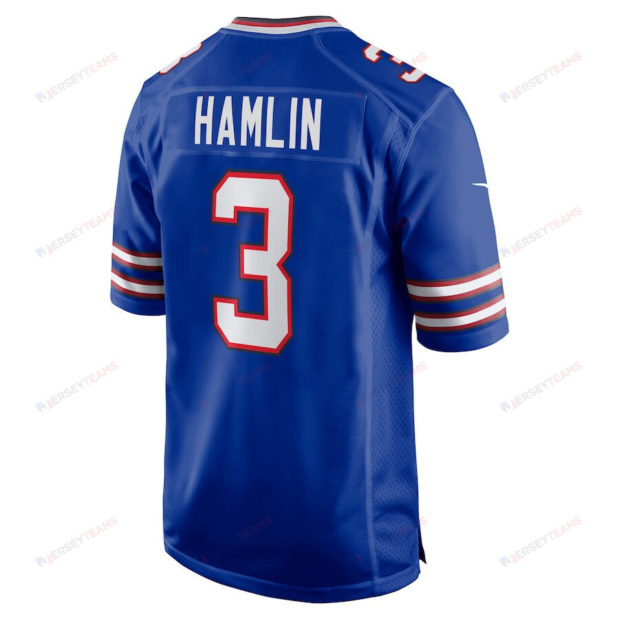 Damar Hamlin 3 Buffalo Bills Game Player Men Jersey - Royal Jersey