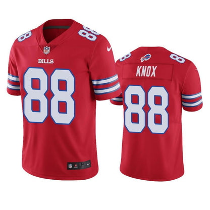 Buffalo Bills Dawson Knox 88 Color Rush Limited Red Men Jersey
