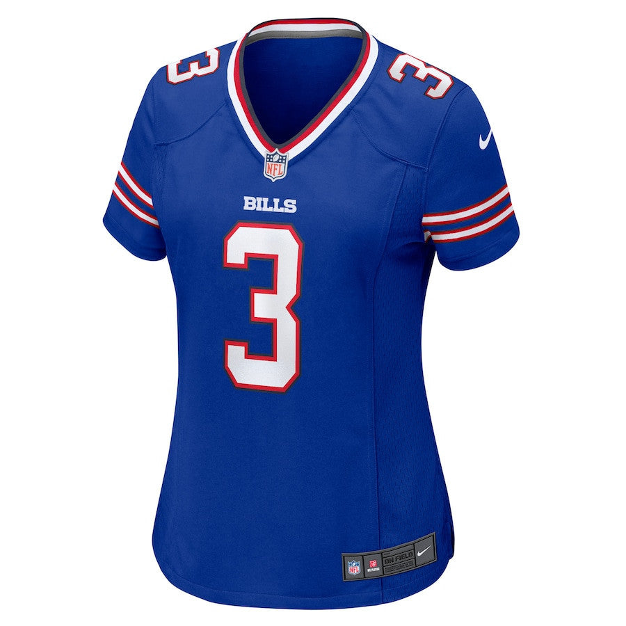 Damar Hamlin 3 Buffalo Bills Women's Game Jersey - Royal