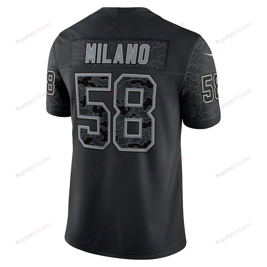 Matt Milano Buffalo Bills RFLCTV Limited Jersey - Black