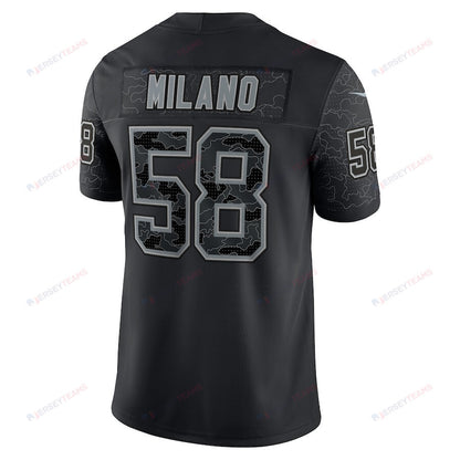 Matt Milano Buffalo Bills RFLCTV Limited Jersey - Black