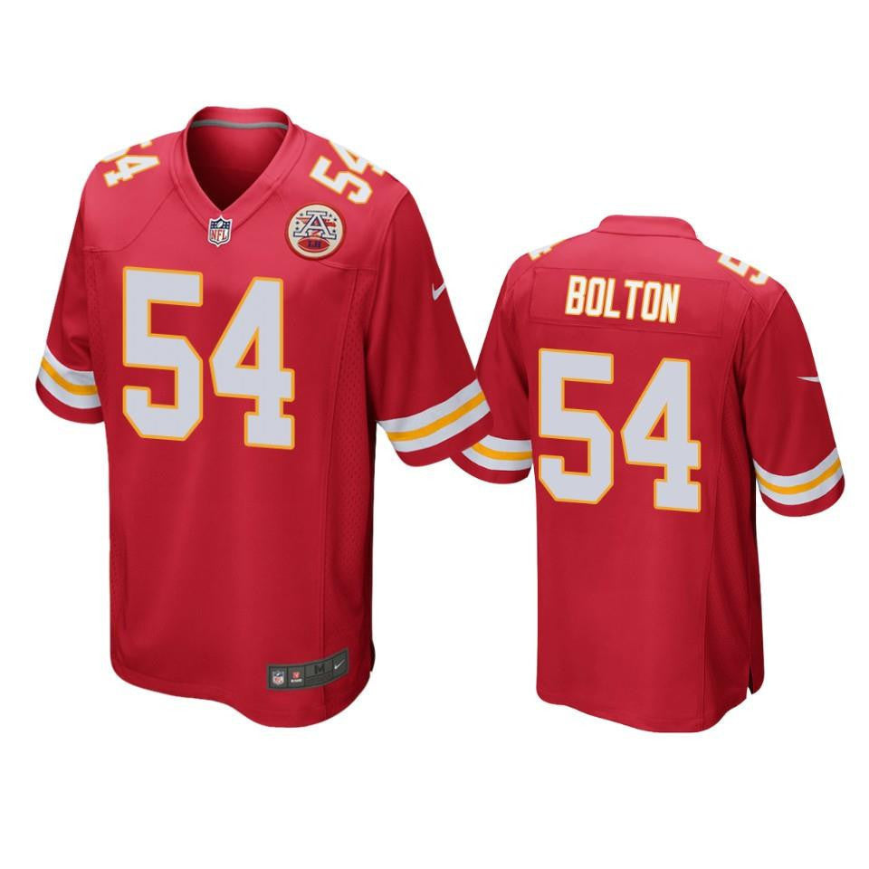 Men Kansas City Chiefs Nick Bolton 54 Red Game Jersey Jersey