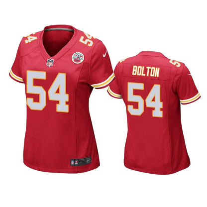 Women Kansas City Chiefs Nick Bolton 54 Red Game Jersey Jersey